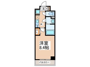 LuxeNANBAの物件間取画像